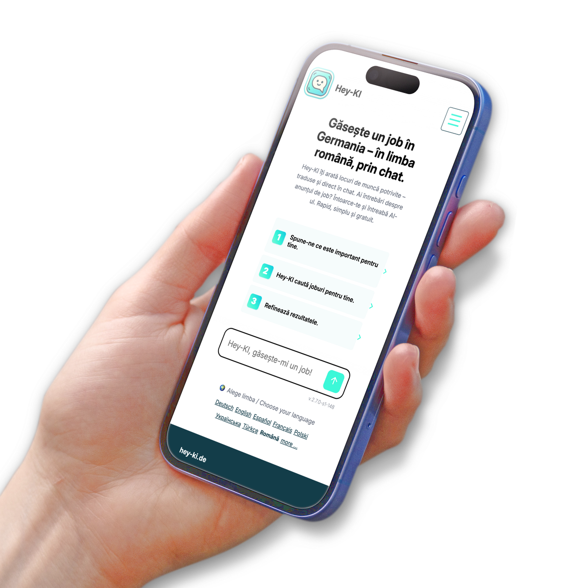 Căutare de job asistată de IA