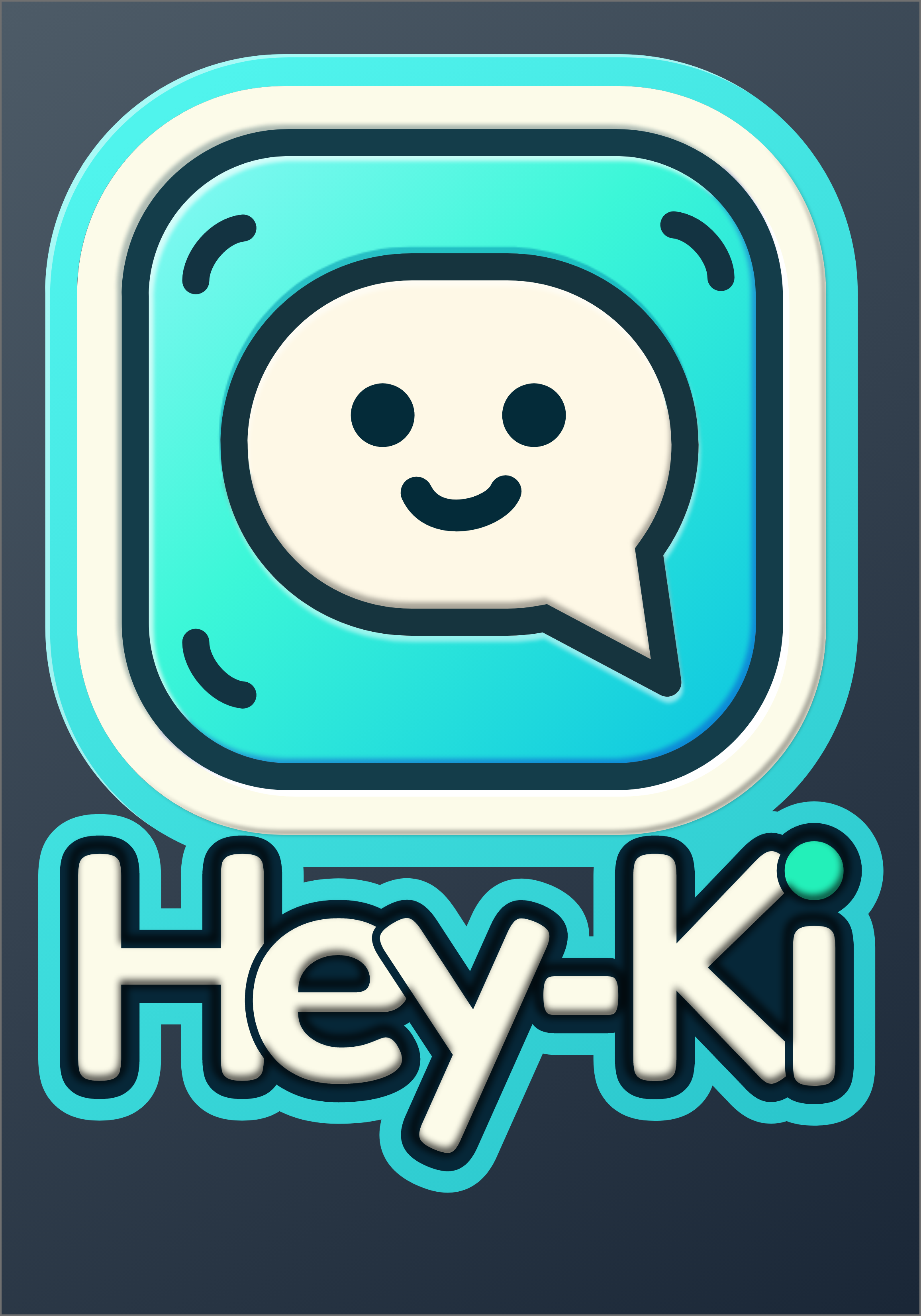 Hey-KI Logo Card